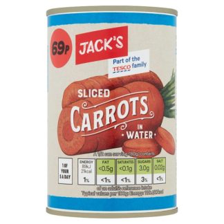 Jacks Sliced Carrots PM69 300g (Case Of 12)