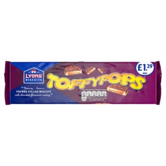 Lyons Toffypops PM129 120g (Case Of 12)