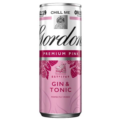 Gordons Pink & Tonic PM219 250ml (Case Of 12)