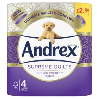 Andrex Supreme Quilts PM299 4pk (Case Of 6)