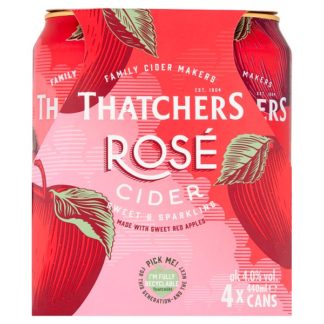 Thatchers Rose Cider 4x440ml (Case Of 6)