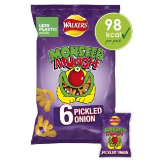 Monster Munch Pckld Onion 6pk (Case Of 18)