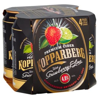Kopparberg S/Bry/Lime Cider 4x330ml (Case Of 6)