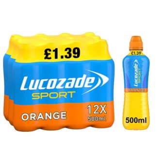 Lucozade Sport Orange PM139 500ml (Case Of 12)