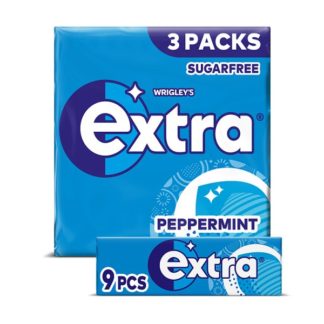 Extra Peppermint Gum 3pk (Case Of 20)