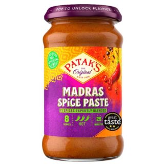 Patak Paste Madras Curry 283g (Case Of 6)