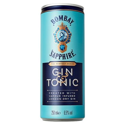 Bombay Sapphire & Tonic 250ml (Case Of 12)