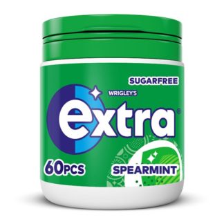 Extra Spearmint Gum Bottle 60pk (Case Of 6)