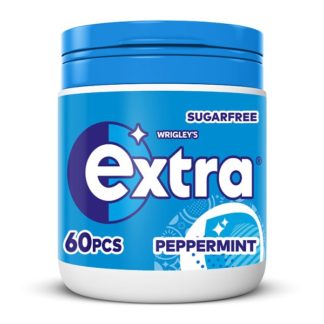 Extra Peppermint Gum Bottle 60pk (Case Of 6)