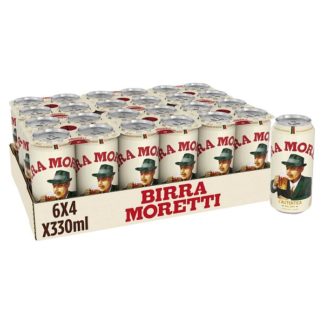 Birra Moretti 4x440ml (Case Of 6)