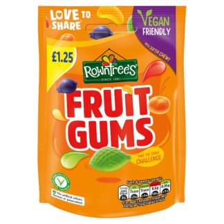 Rowntrees Fruit Gums PM125 120g (Case Of 10)