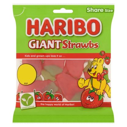 Haribo Giant Strawbs PM125 140g (Case Of 12)