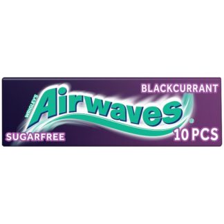 Airwaves Blackcurrant SF Gum 10pces (Case Of 30)