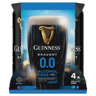 Guinness Draught 0.0% 4x440ml (Case Of 6)