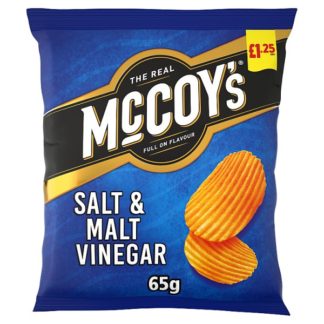 McCoys Salt & Vineg PM125 65g (Case Of 20)