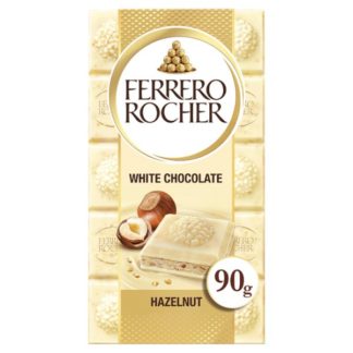 Ferrero Rocher White Tblet 90g (Case Of 8)