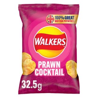 Walkers Crisp Prawn Cocktail 32.5g (Case Of 32)