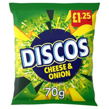 Discos Cheese & Onion PM125 70g (Case Of 16)