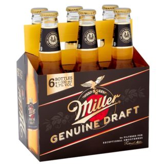 Miller Genuine Draft 6x330ml (Case Of 4)