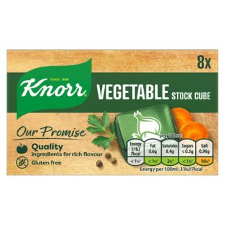 Knorr Vegetable Stock Cubes 8x10g (Case Of 12)