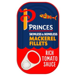 Princes Mackerel Tom sw 125g 125g (Case Of 10)