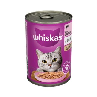 Whiskas Cat Tin Salmon/Jelly 400g (Case Of 12)