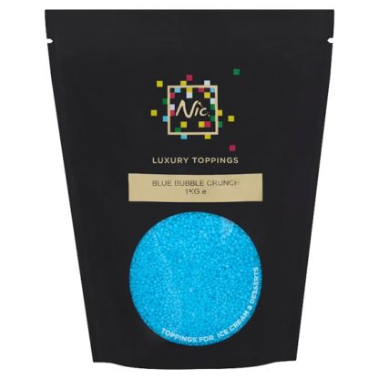 Blue Bubble Crunch Topping 1kg (Case Of 6)
