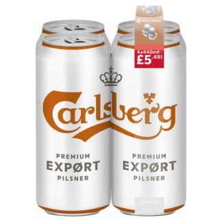 Carlsberg Export PM549 4x440ml (Case Of 6)