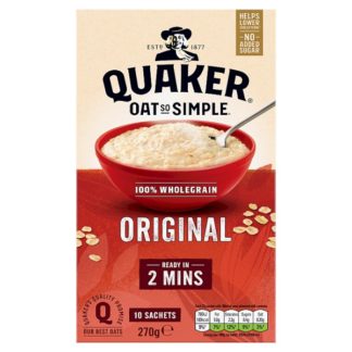 Quaker Oatso Simple Orgnal 10x27g (Case Of 9)