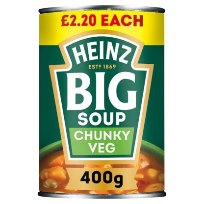 Hz Big Soup Chunky Veg PM220 400g (Case Of 12)