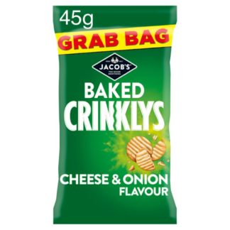 Baked Crinkly Cheese&Onion 45g (Case Of 30)