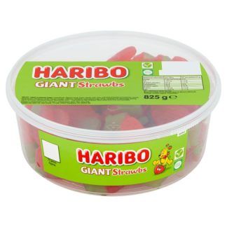 Haribo Giant Strawbs 75pc (Case Of 6)