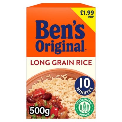 Bens/O Long Grain Rice PM199 500g (Case Of 6)