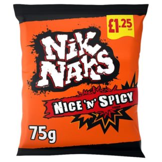 Nik Naks Nice & Spicy PM125 75g (Case Of 20)