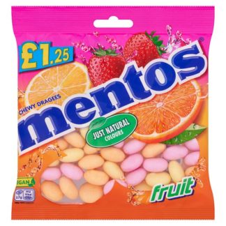 Mentos Fruit Bag PM125 135g (Case Of 12)