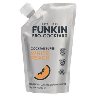 Funkin White Peach Puree 1kg (Case Of 5)