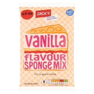 Jacks Vanilla Spge Mix PM165 400g (Case Of 7)