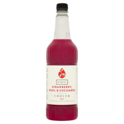 Simply S/Berry Basil Cucumb 1ltr (Case Of 6)