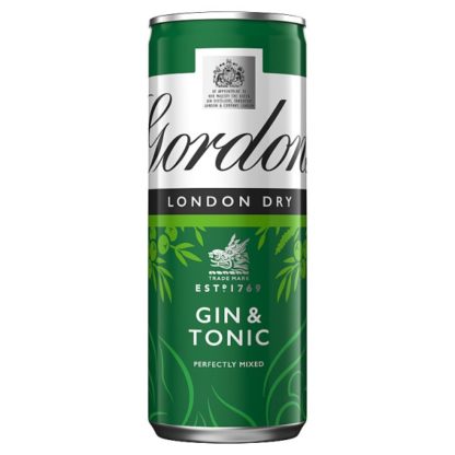 Gordons Gin & Tonic PM219 250ml (Case Of 12)