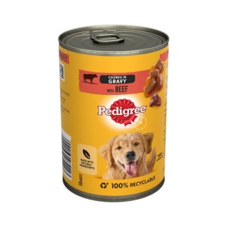Pedigree Dog Tin Beef Gravy 400g (Case Of 12)
