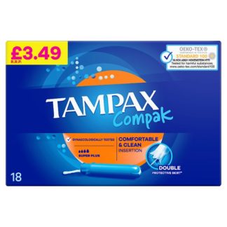 TampaxTampons SprPlus PM349 18pk (Case Of 6)