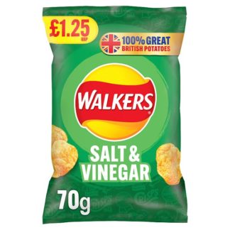 Walkers Salt&Vinegar PM125 70g (Case Of 15)