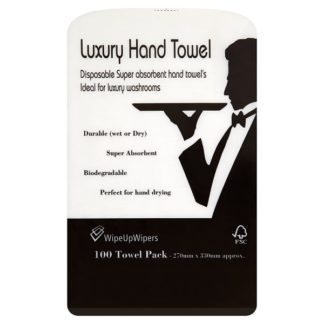 Luxury Hand Towels 100pk (Case Of 6)