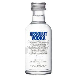 Absolut Vodka Blue 5cl (Case Of 12)
