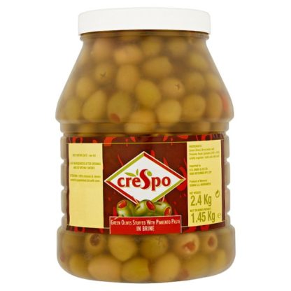 Crespo Green Olives/Pimiento 2.4kg (Case Of 2)