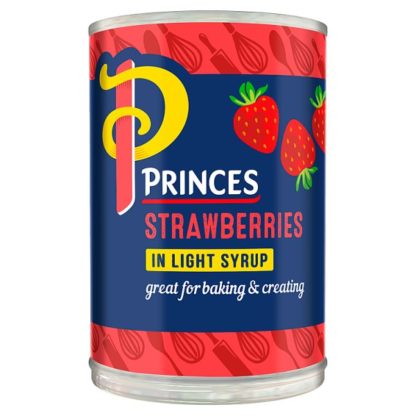 Princes Strawberries inSyrup 410g (Case Of 6)