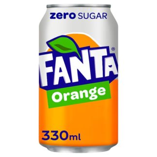 Fanta Orange Zero 330ml (Case Of 24)