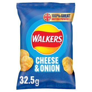 Walkers Crisp Cheese & Onion 32.5g (Case Of 32)