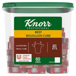 Knorr Beef Stock Cubes 60s 060x600g (Case Of 3)