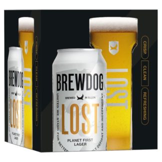 Lost Lager 4x440ml (Case Of 6)